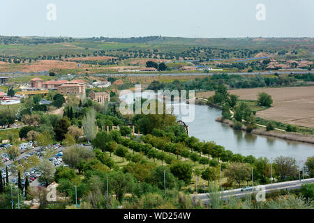 TOLEDO, SPAIN - APRIL 24, 2018: Beautiful sight in Toledo. Stock Photo