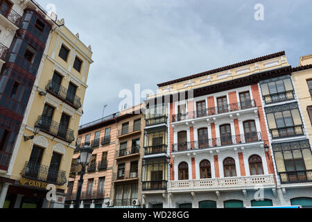 TOLEDO, SPAIN - APRIL 24, 2018: Picturesque buildings in the city of Toledo. Stock Photo