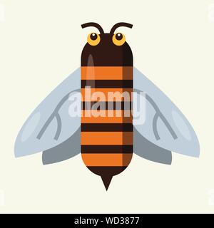 bee cartoon vector illustration Stock Vector