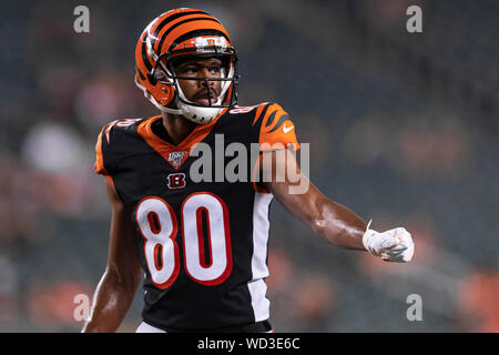 Cincinnati Bengals wide receiver Josh Malone (80) after an NFL