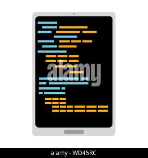 Program code image Stock Vector