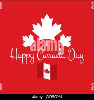 Happy Canada Day Stock Vector