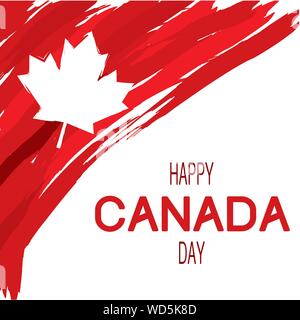 Happy Canada Day Stock Vector
