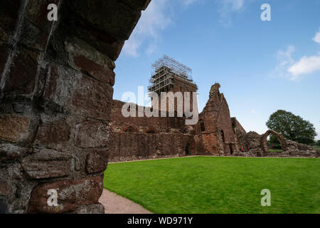 Sweetheart Abbey, New Abbey, Dumfries Stock Photo