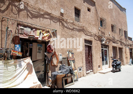 Lanes and Shop in Medina of Marrakech, morocco Stock Photo