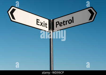 Exit sign Stock Photo