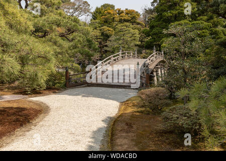 Gardens of the Kyoto Imperial Palace, Japan. Stock Photo