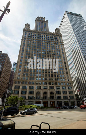 35 east wacker the jewelers building chicago illinois united states of america Stock Photo