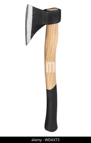 Axe isolated on white background. Studio image, close up Stock Photo