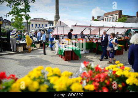 Ripon Market North Yorkshire England UK Stock Photo