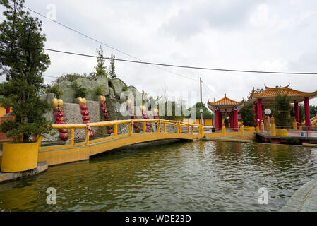 Chemor, Malaysia - June 23, 2018: Seen Hock Yeen, Confucius Temple, is well-known for bringing luck to students who are going to sit for exams. Stock Photo