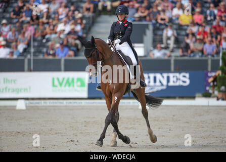 Luhmuhlen Germany 29th Aug 2019 Equestrian Sport Eventing European Championship British Eventing Rider Laura Collett Rides In The Dressage Competition In London Photo Friso Gentsch Dpa Credit Dpa Picture Alliance Alamy Live News Stock Photo