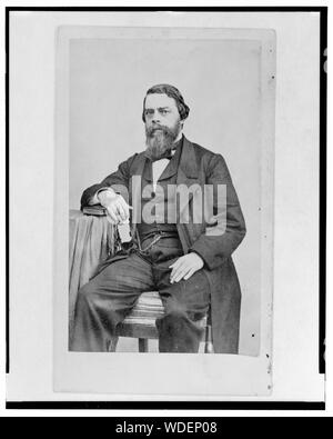 A three-quarter length seated carte-de-visite portrait of Colonel ...