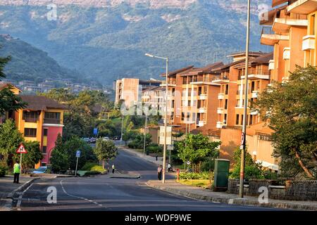 A beautiful view of Lavasa city ,Pune, India Stock Photo