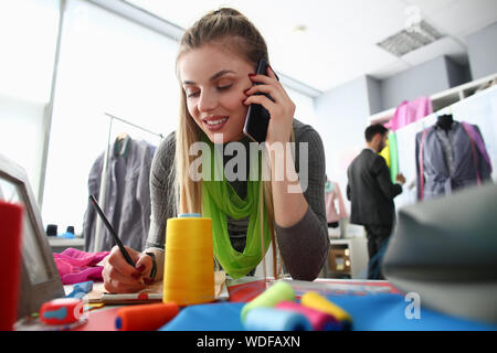 Tailoring Business Concept Bespoke Fashion Outfit Stock Photo