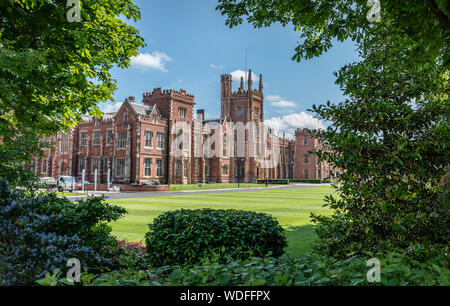 The Lanyon Building, Queen's University, Belfast, Northern Ireland Stock Photo