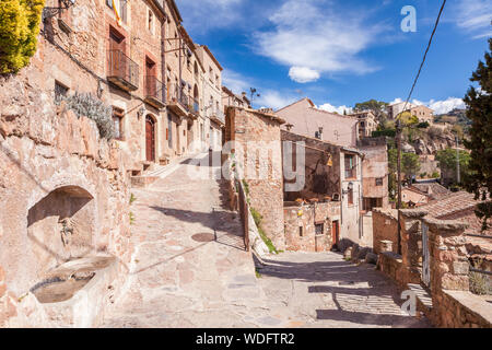 Mura village in the Natural Park of Sant Llorenç del Munt i l'Obac, Barcelona, Spain Stock Photo