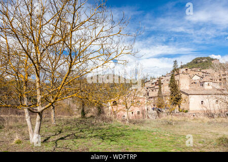 Mura village in the Natural Park of Sant Llorenç del Munt i l'Obac, Barcelona, Spain Stock Photo