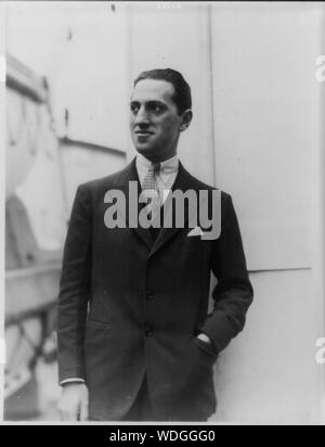 George Gershwin, 1898-1937, half-length portrait, standing, facing left Abstract/medium: 1 photographic print. Stock Photo
