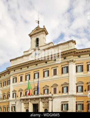 Palazzo Montecitorio in Rome. Italy Stock Photo