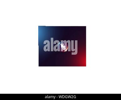 White winners podium with red carpet and confetti. Stage for awards ceremony. Pedestal. Spotlight. Vector illustration. Stock Vector