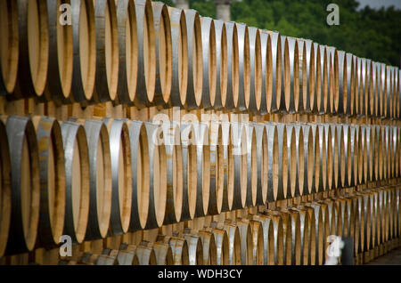 Casks or barrels of wine Stock Photo