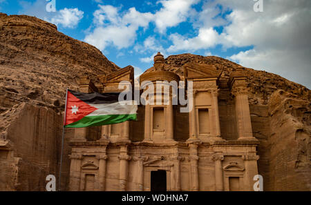 A picture of the Ad Deir / Monastery (Petra). Stock Photo