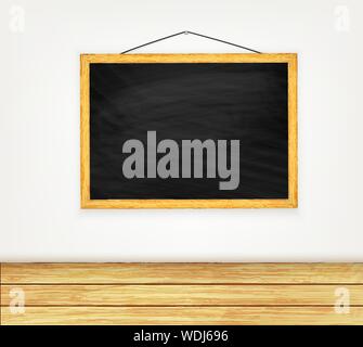 Vector background with blackboard on wall Stock Vector