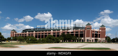 Globe Life Park, the home field of the Texas Rangers Major League Baseball team in Arlington, Texas Stock Photo