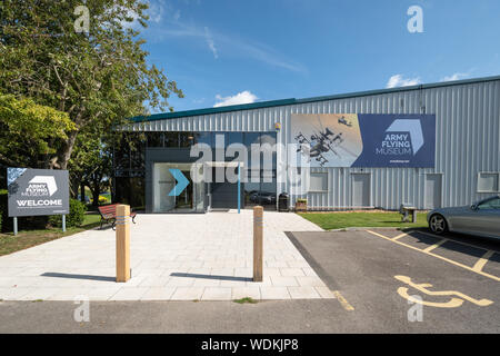 The Army Flying Museum at Middle Wallop airfield, Hampshire, UK Stock Photo