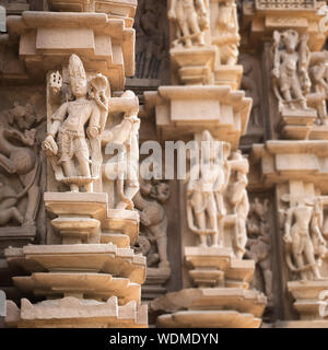 Duladed Temple, Khajuraho Group of Monuments, Khajuraho, Madhya Pradesh, India, Asia Stock Photo