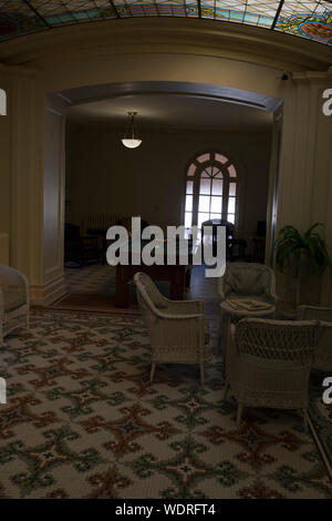 Historic Bathhouse Interior, Hot Springs National Park, Arkansas Stock ...