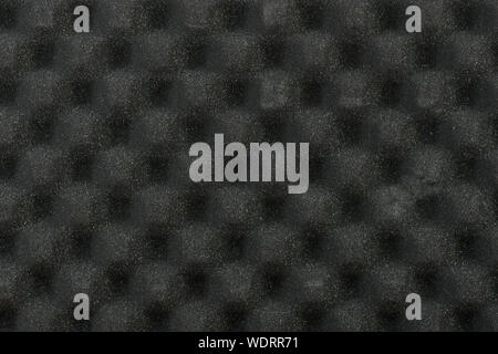 Gray soft pyramid pattern background. Surface of audio panel Stock Photo