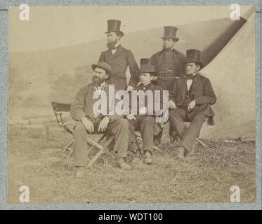 Group at headquarters Army of Potomac, Oct. 4, 1862 , Group, Messrs ...