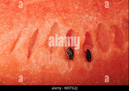 Watermelon fruit texture background clsoe up view Stock Photo