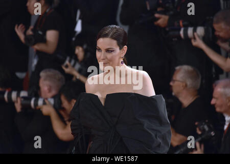 VENICE, ITALY - 29th August, 2019. Liv Tyler attends the red carpet of AD ASTRA during the 76th Venice Film Festival on August 29, 2019 in Venice, Italy. © Andrea Merola/Awakening/Alamy Live News Stock Photo