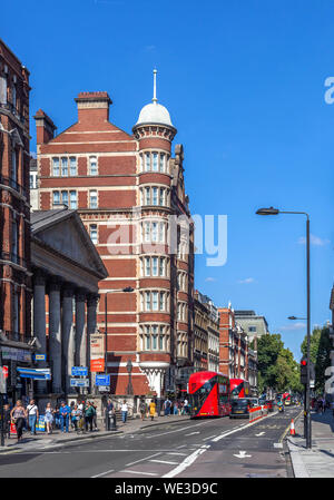 Street scene on Bloomsbury Way Holborn, London WC2, England, UK. Stock Photo