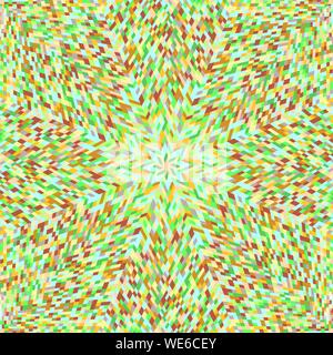 Tiled pattern background design - psychedelic hypnotic circular vector graphic from geometrical shapes Stock Vector