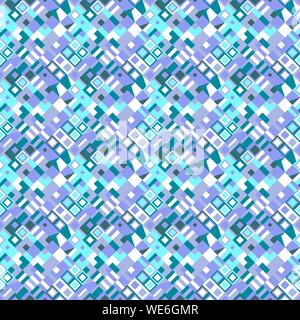 Seamless diagonal mosaic pattern background - colorful abstract vector design Stock Vector