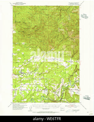 Onalaska, Washington, map 1954, 1:62500, United States of America by ...