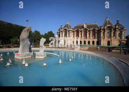 France, Nord, Lille, Palace of Fine Arts , Place de la Republique Lille Stock Photo