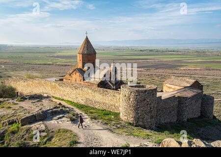 Armenia, Ararat region, Khor Virap monastery Stock Photo