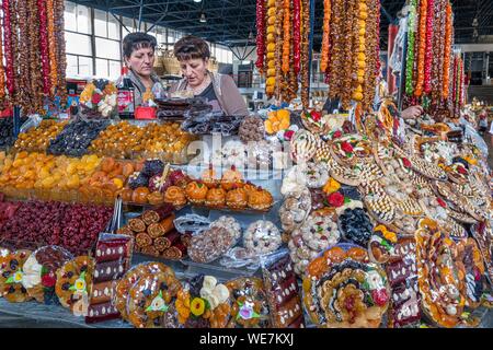 Armenia, Yerevan, GUM market, covered market of Armenian specialties ...