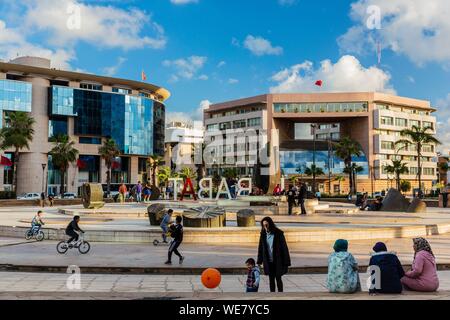 Morocco, Rabat, district Hay Ryad Stock Photo