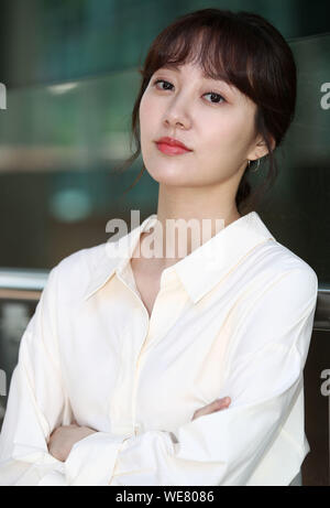 30th Aug, 2019. S. Korean actress Park Joo-hee South Korean actress