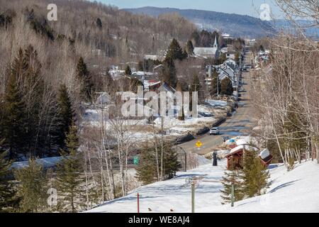 Canada, Quebec province, Mauricie region, Shawinigan and surrounding area, Village of Saint-Jean-des-Piles Stock Photo