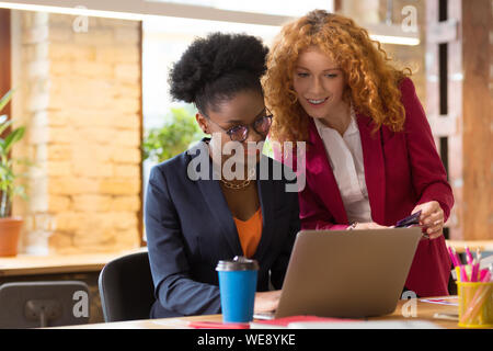 Interior designers choosing colors for upcoming project Stock Photo