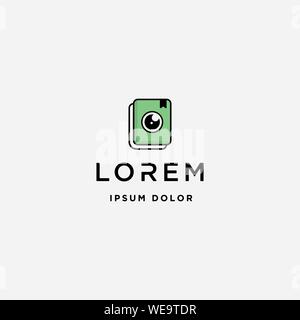 Camera Fort Logo Template Vector Symbol Design Stock Vector