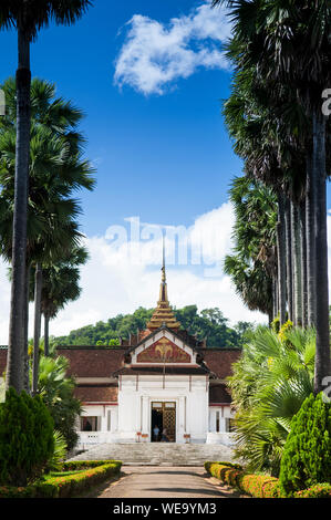 SEP 6, 2011 Luang Prabang, Laos : Old Luang Prabang Royal Palace transform to be national Museum exhibits royal assets of Lanxang kingdom Stock Photo