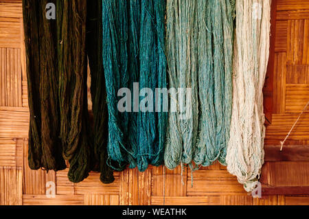 Details of natural colourful silk thread fiber and natural colour dye ...